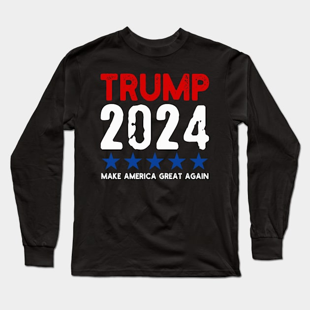 Trump 2024 Long Sleeve T-Shirt by TarikStore